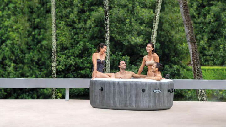 INTEX PureSpa Greywood Deluxe 216 x 71 cm